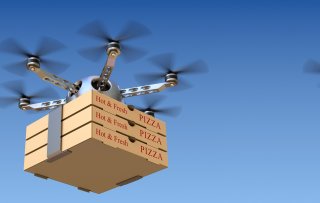 Fooddelivery met drones komt stapjes dichterbij 