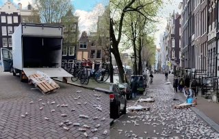 Verlies lading Stëlz blikjes in Amsterdam blijkt ludieke marketingstunt