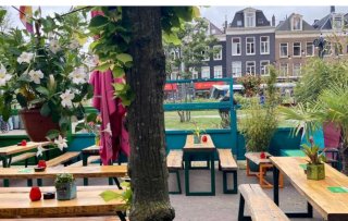 Gespot: terrastrends in Amsterdam
