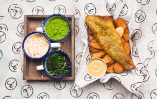 New school fish and chips