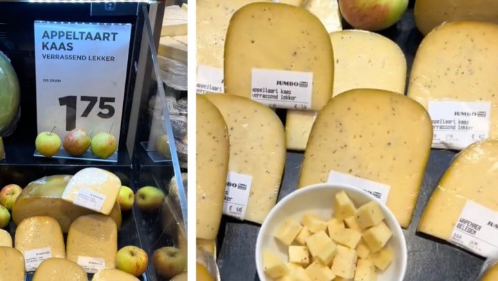 Jumbo legt appeltaartkaas die viral ging op TikTok nu in 500 winkels