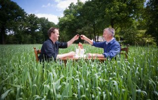 Pannenkoek uit eigen tuin