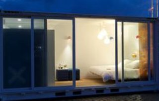 Un hotel pop-up dans un conteneur maritime