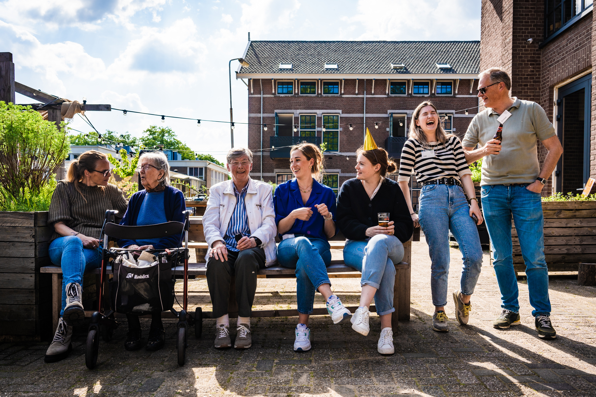 Medewerkers van Stichting Fluvium samen met Koffieluitjes