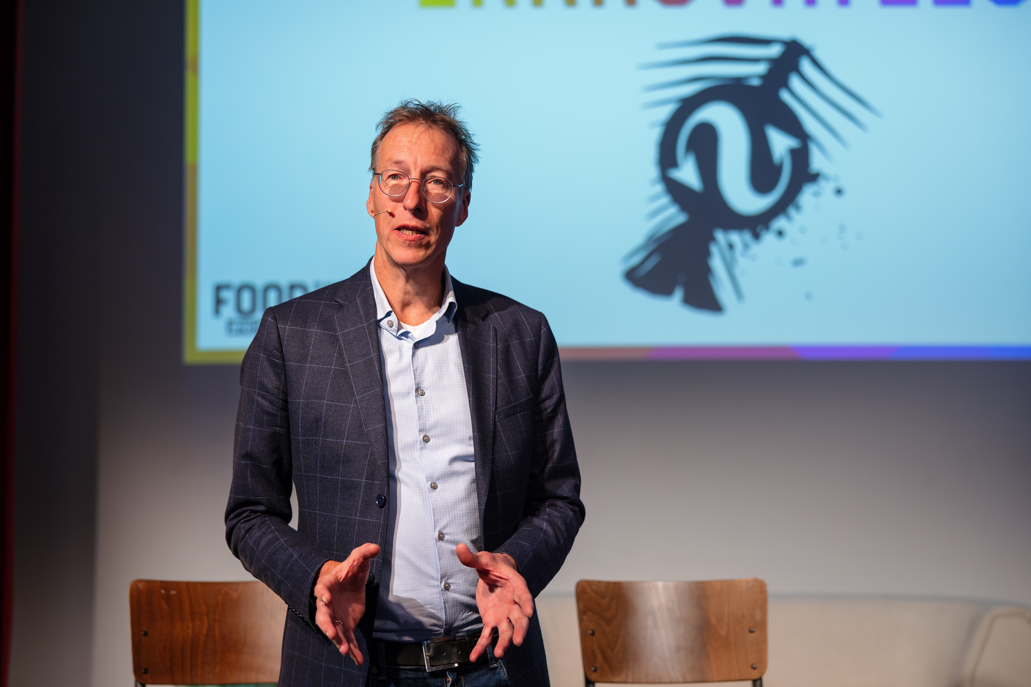 Toine Timmermans tijdens de Food Inspiration Days 2024