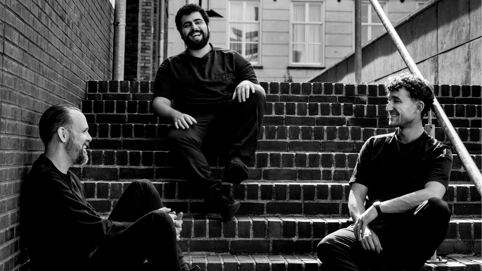 Van links naar rechts: Emile van der Staak, Georgios Erotokritou en Jan Majoor. Foto door Duncan de Fey.