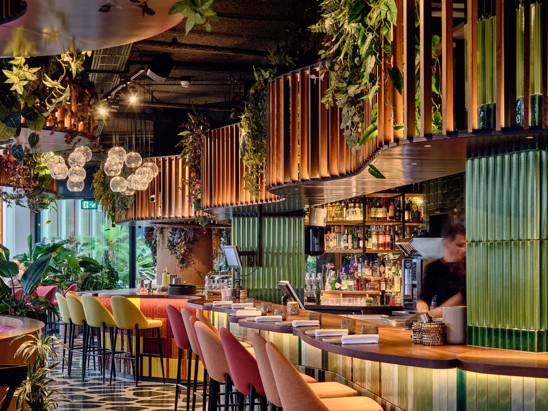 Restaurant Selva, op de 24e verdieping van het nhow Amsterdam RAI hotel