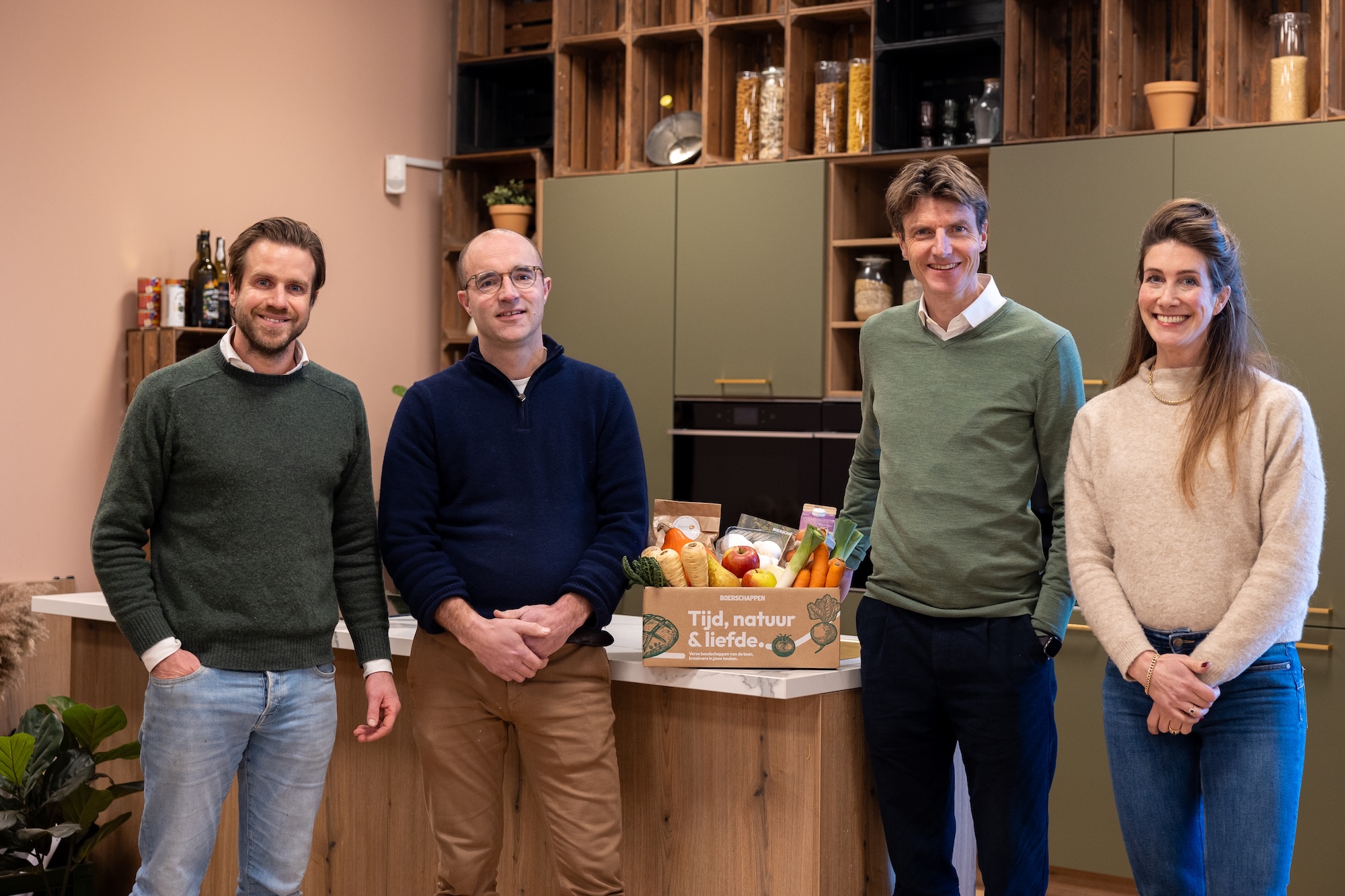 The current management team (from left to right): founder Stijn Markusse, COO Piet Hein Zijtveld, CEO Drees Peter van den Bosch and founder Stéphanie Vellekoop
