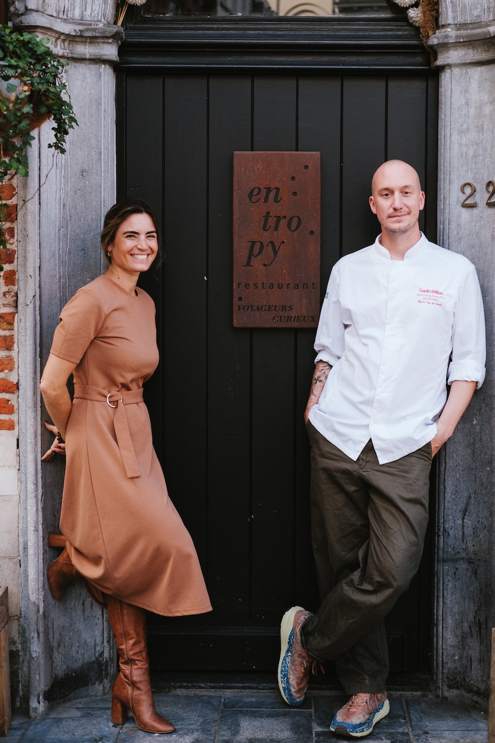 Adeline Barras and Elliott van de Velde of Entropy | photo by: Maurice Jaccard