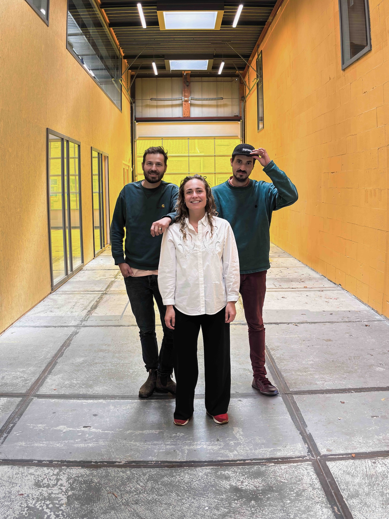 De Spijsbereiders: Peter Derks (l), Roos Leenen (m) en Roland van Balen (r)