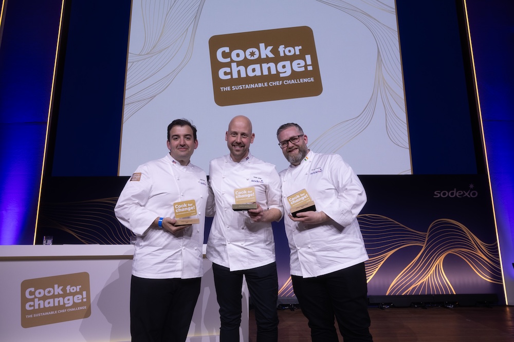 Price-winning chefs: Randall Prudden (left), Robert Janse (middle), Gordon Carberry (right)