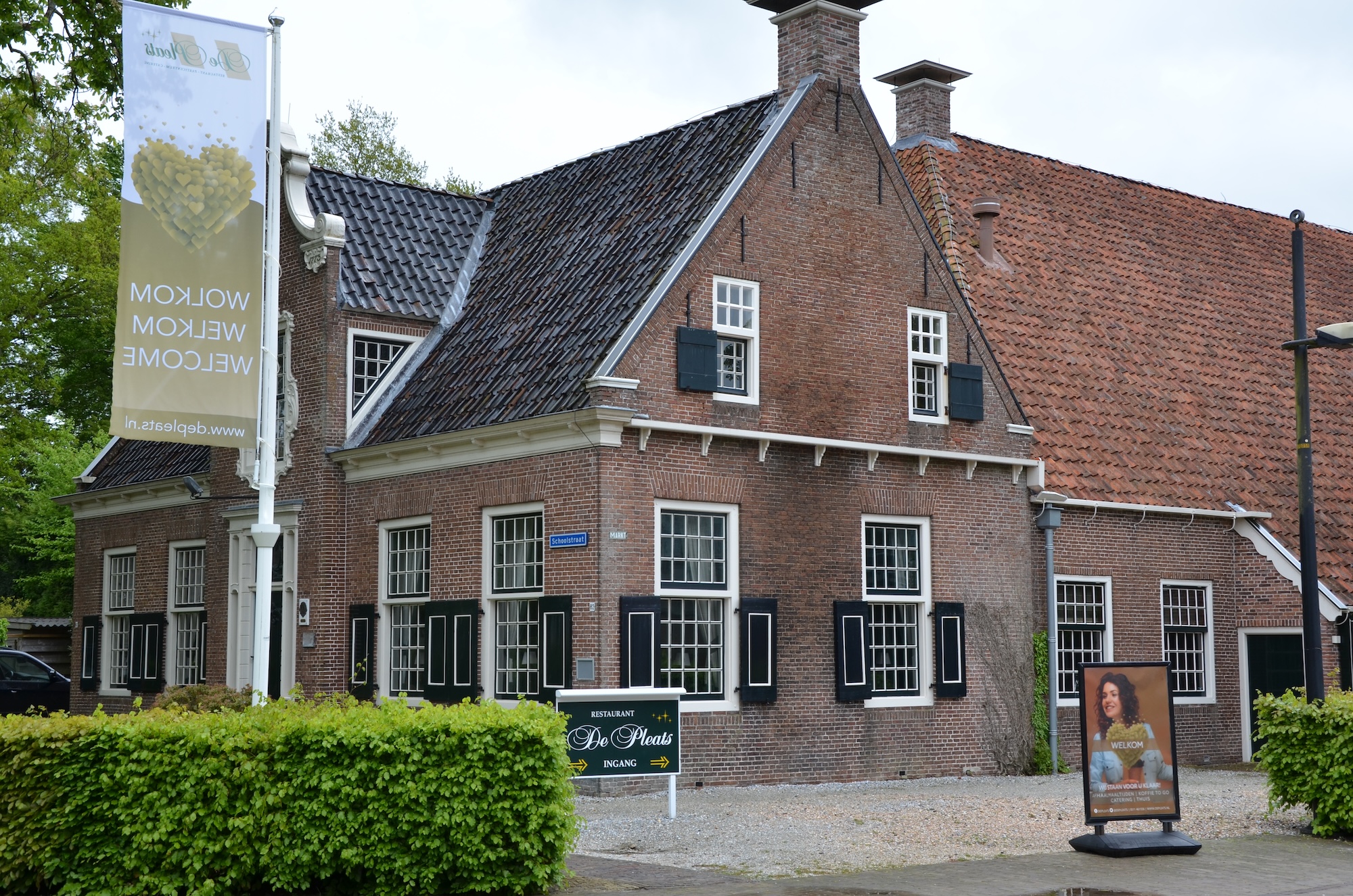 De Pleats in Burgum, gevestigd in een monumentaal pand