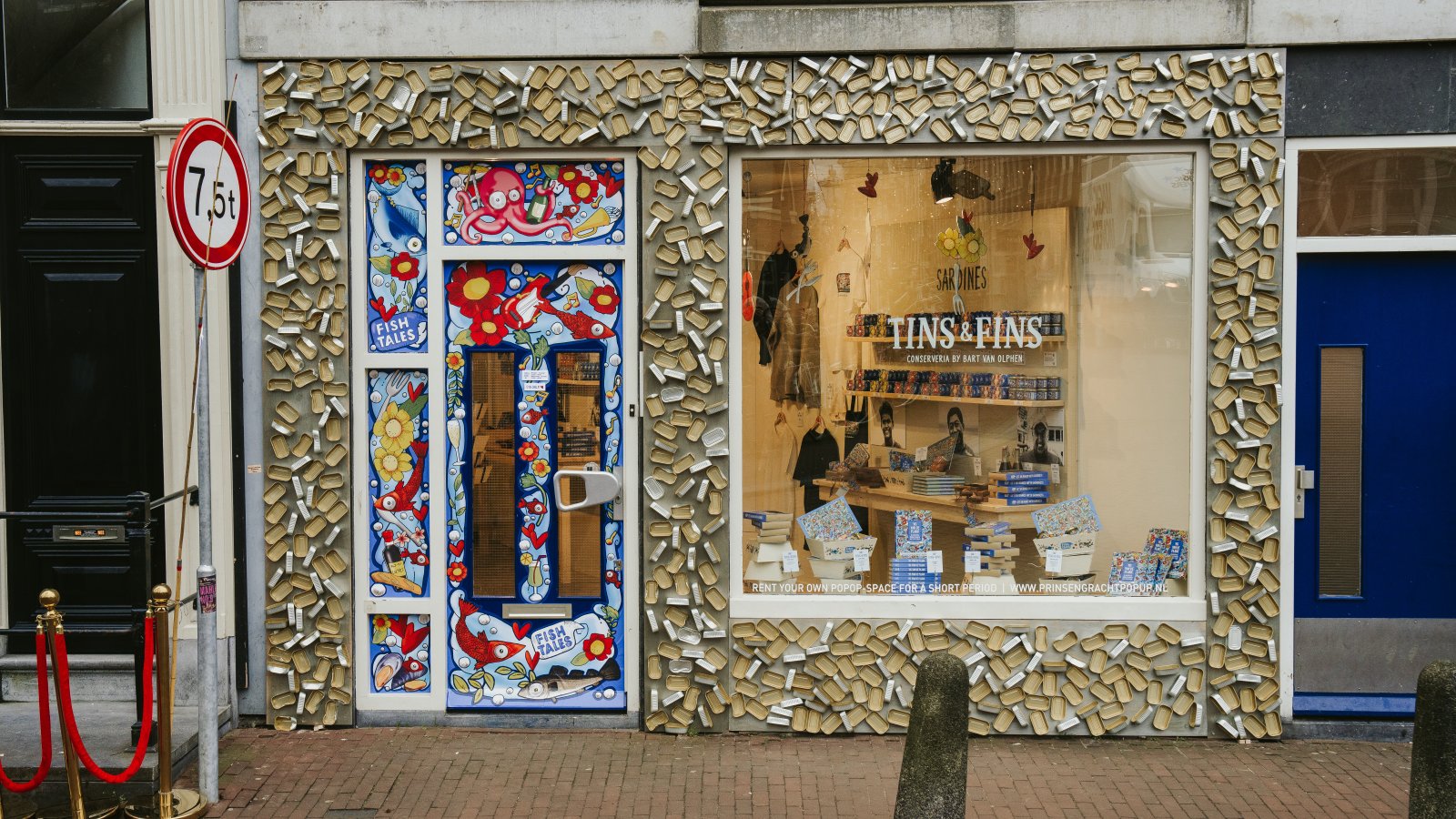 Tins & Fins pop-up in Amsterdam, foto door: Jaap Kroon