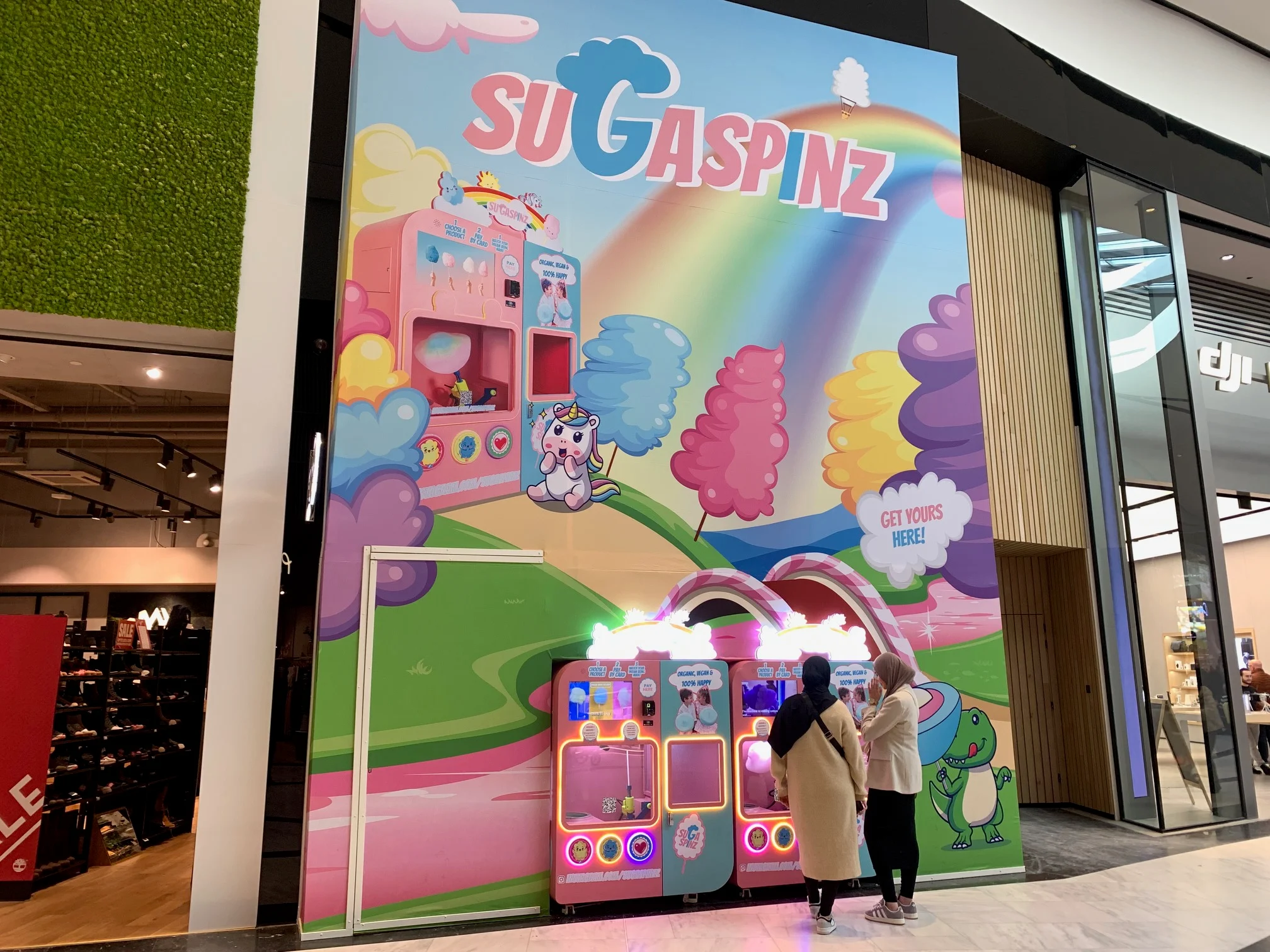 SugaSpinz vending machine